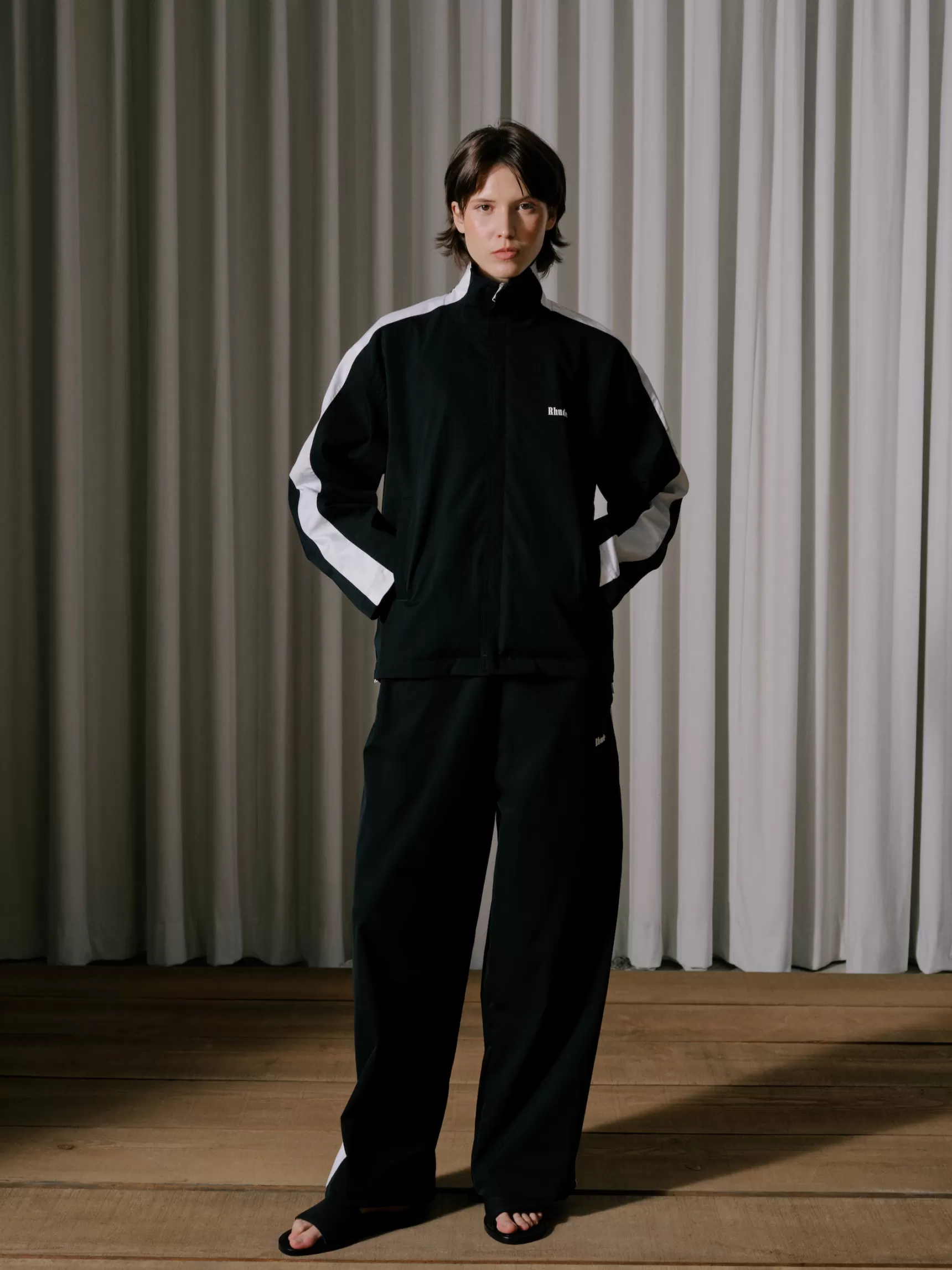 Women R H U D E Bottoms>AMARINO TRACK PANT