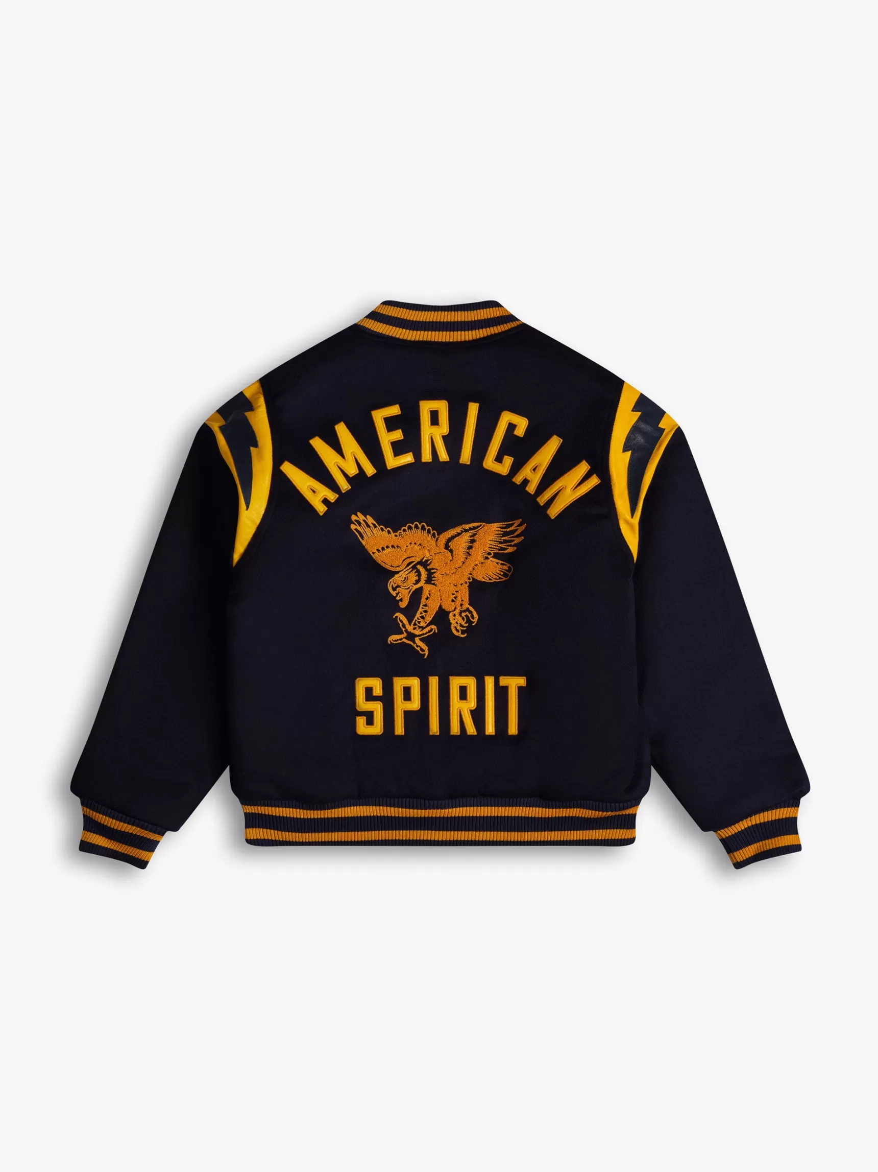 R H U D E Outerwear>AMERICAN SPIRIT LIGHTNING BOMBER