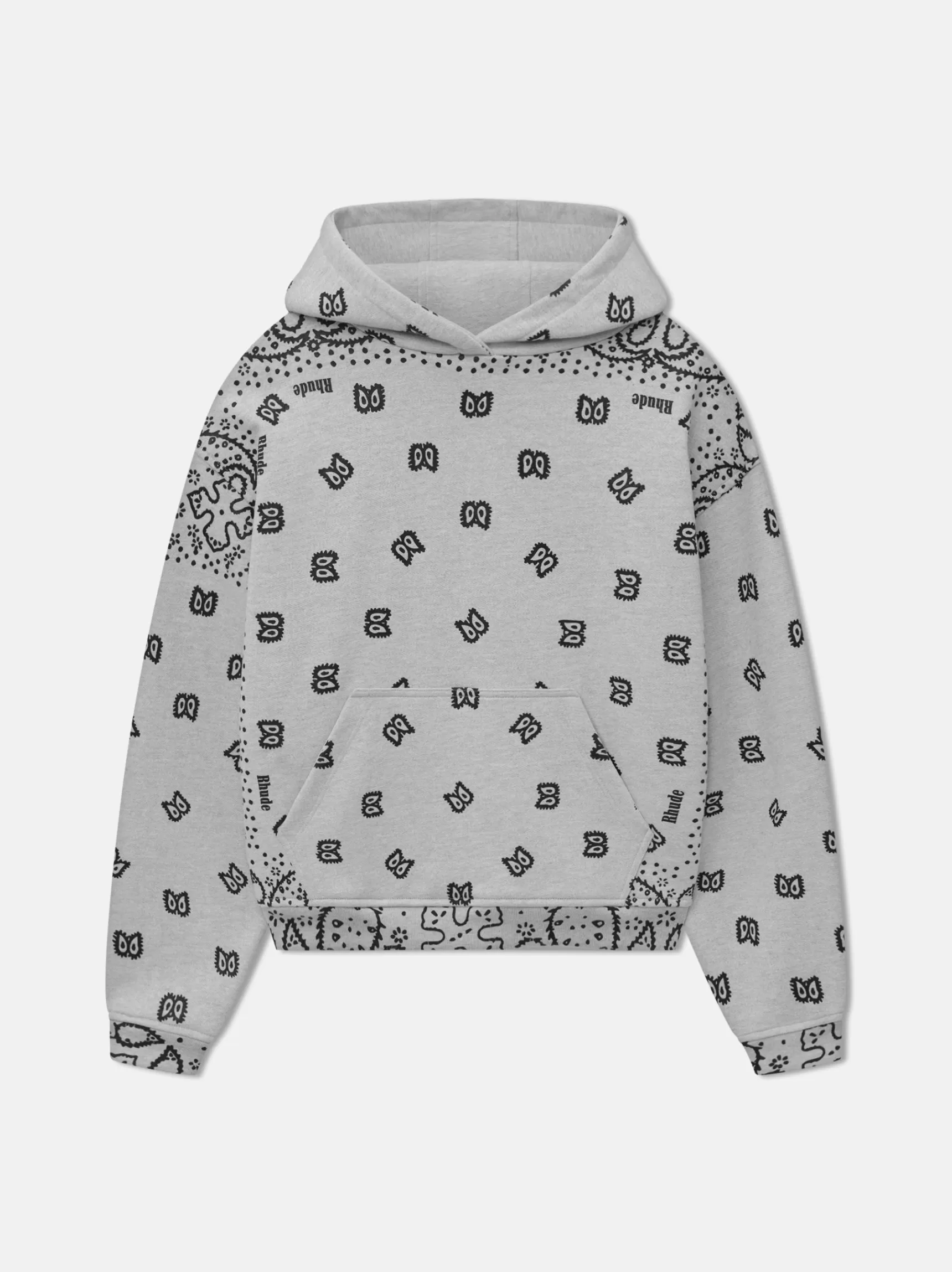 R H U D E Sweatshirts>BANDANA PRINT HOODIE