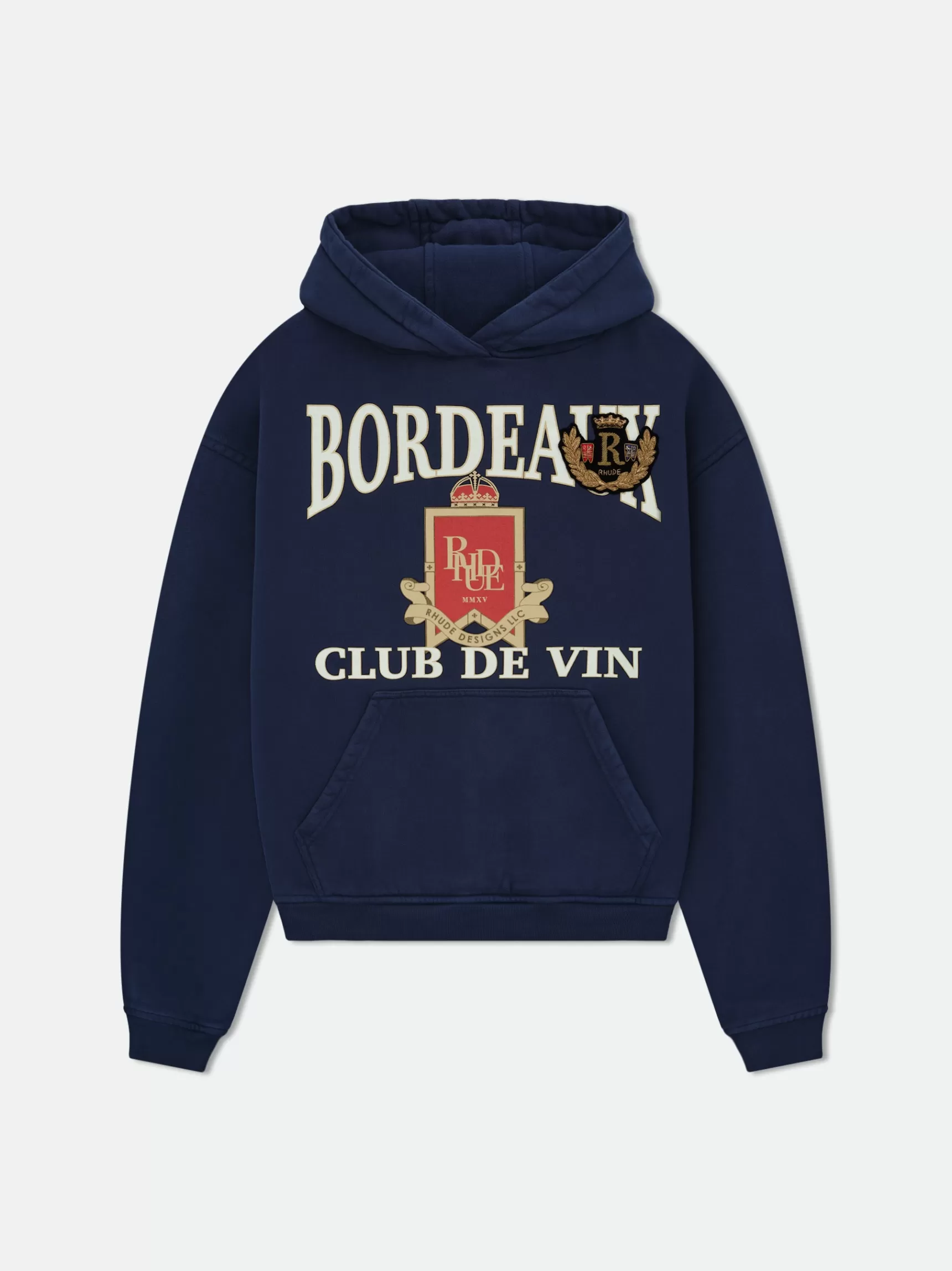 R H U D E Sweatshirts>BORDEAUX HOODIE