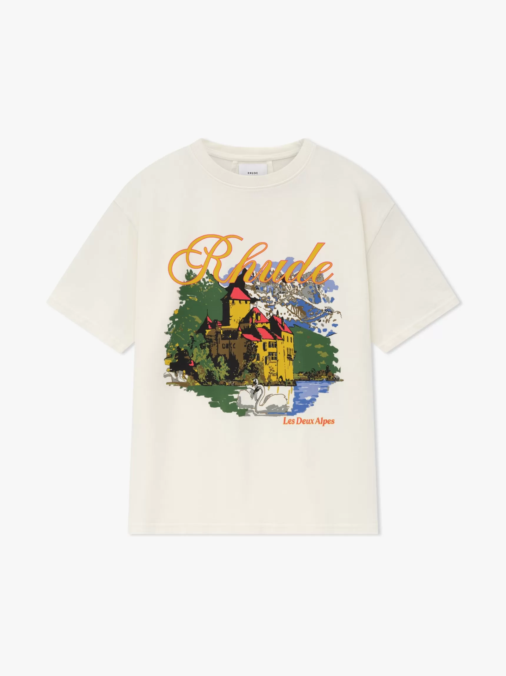 R H U D E Tees>CHATEAU ALPES TEE