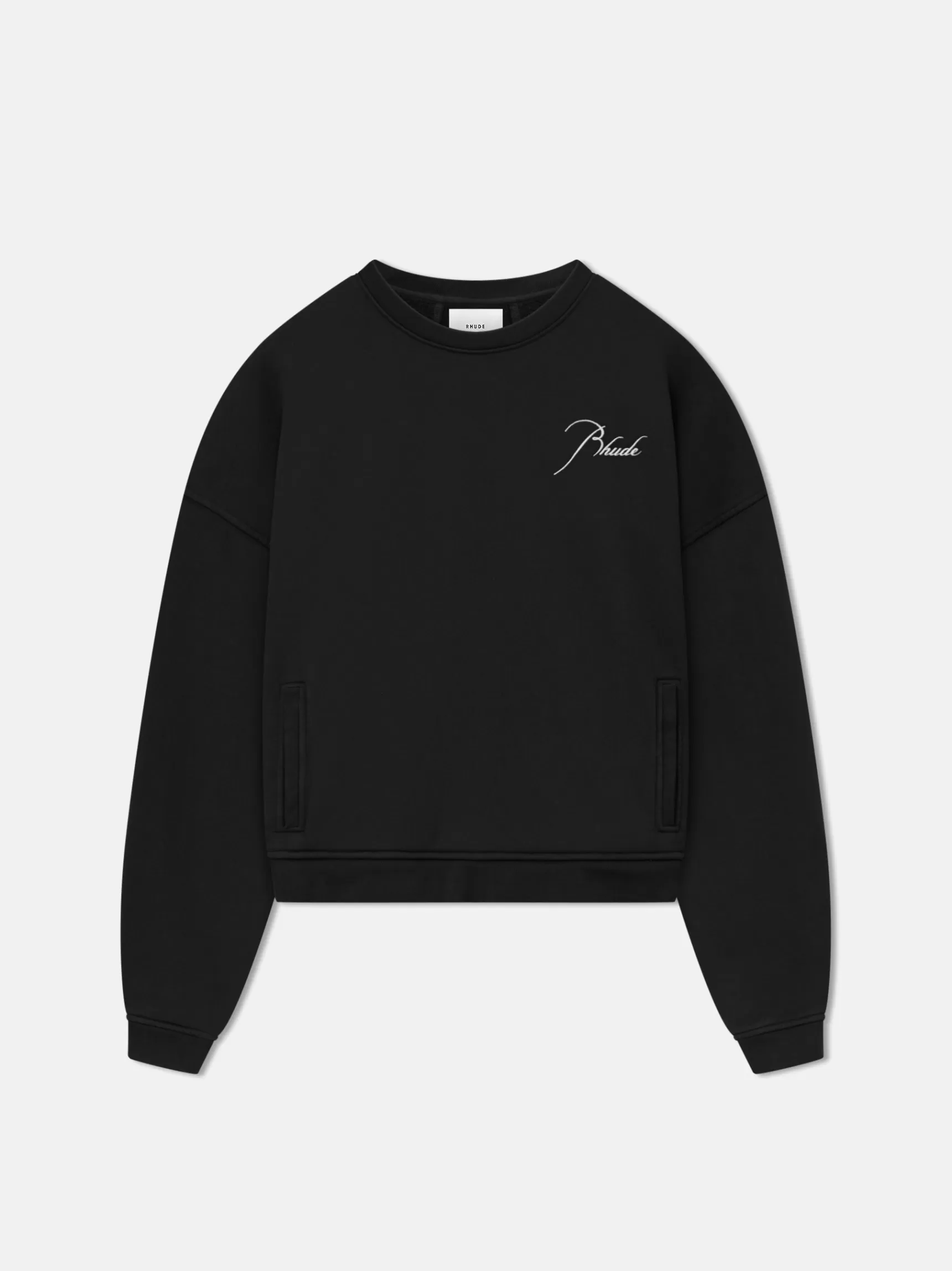 R H U D E Sweatshirts>CLASSIC CREWNECK