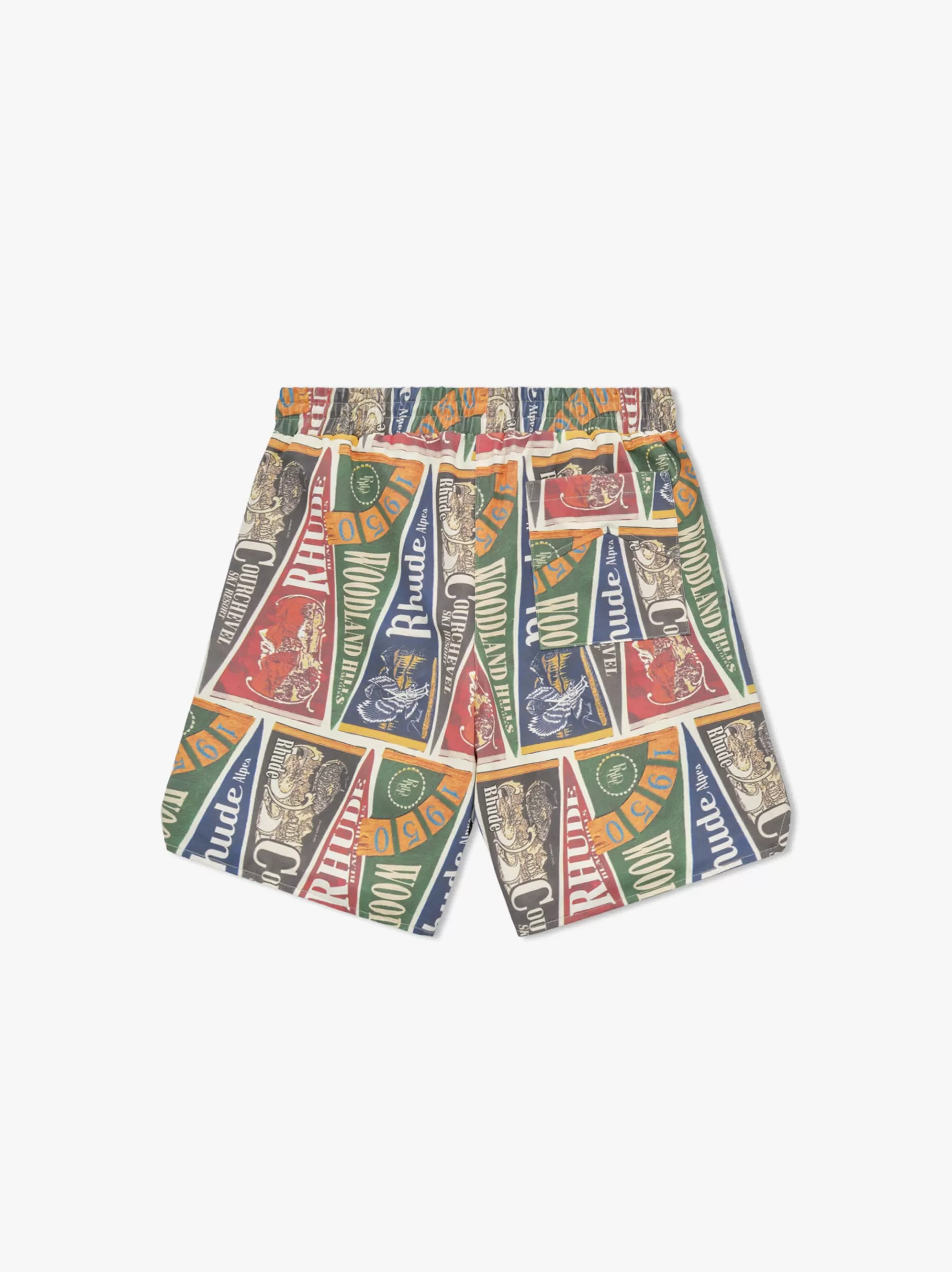 R H U D E Shorts>COLLEGIATE FLAG TWILL SHORT