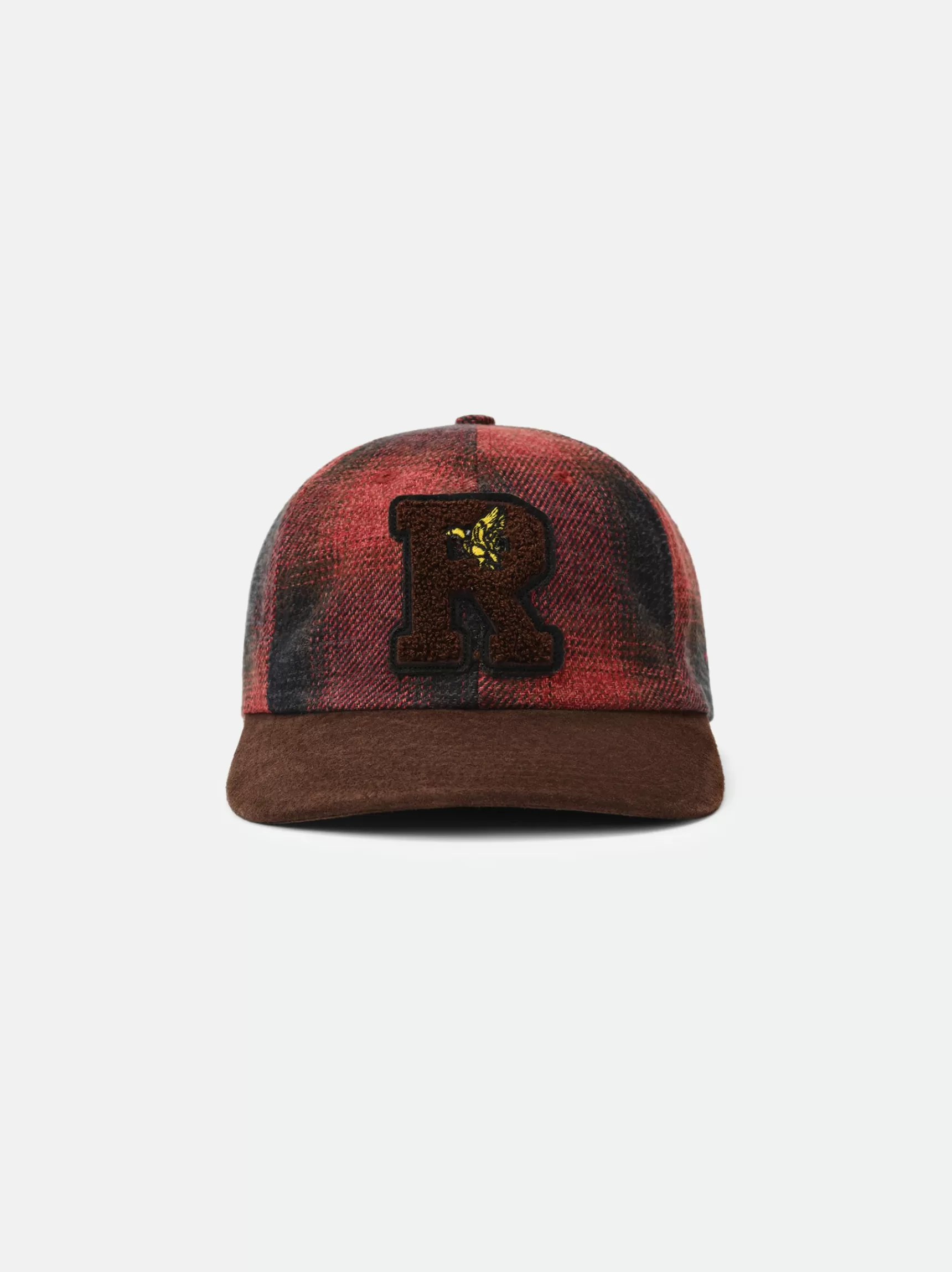 R H U D E Hats>FLANNEL R PATCH 6-PANEL HAT