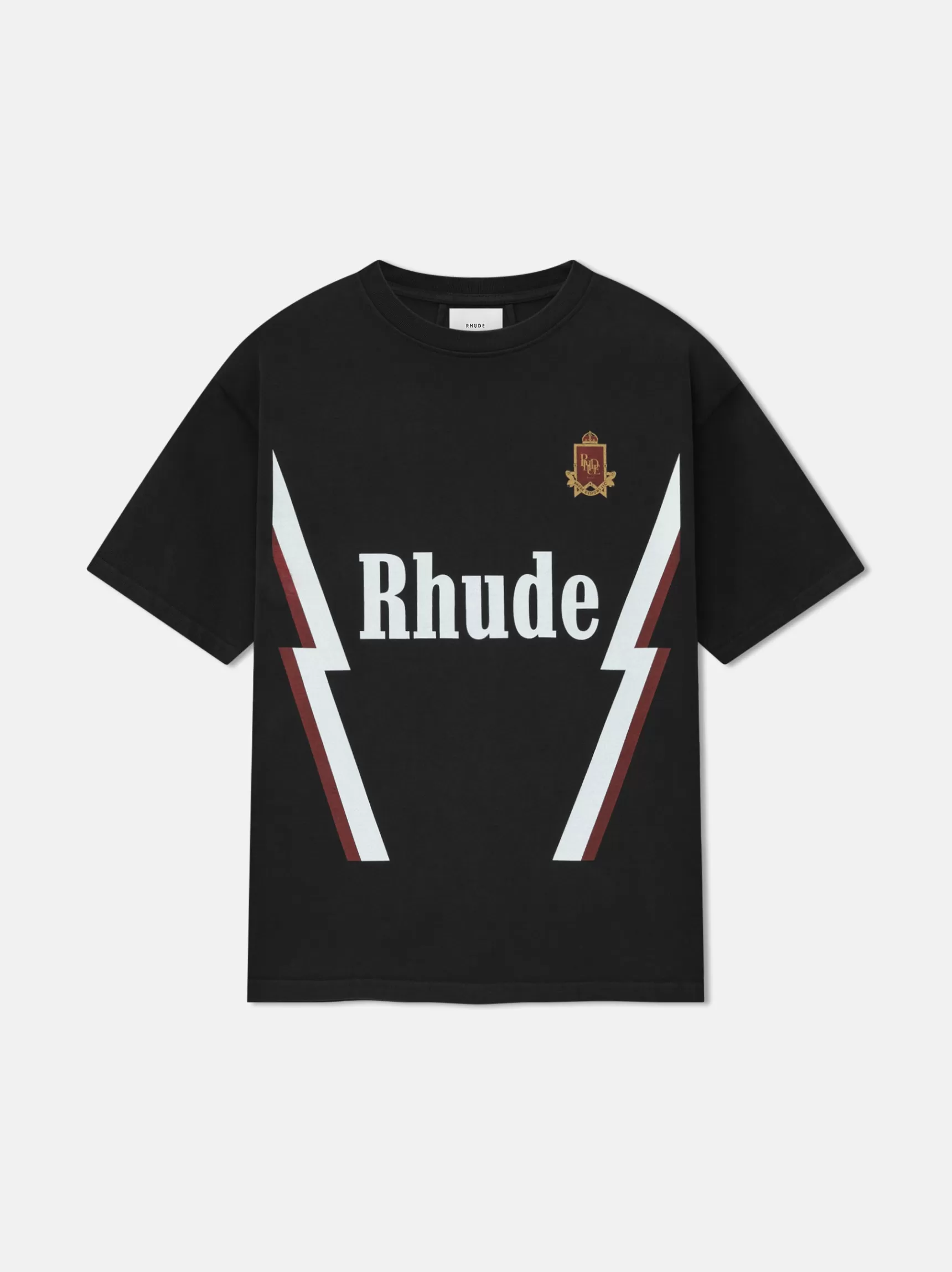 R H U D E Tees>LIGHTNING CREW TEE