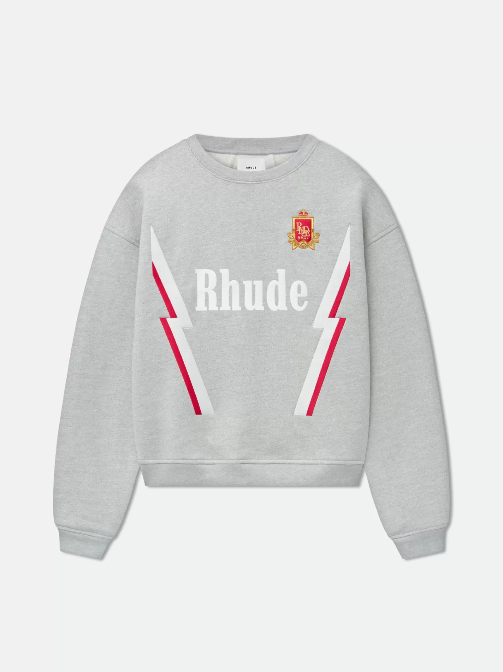 R H U D E Sweatshirts>LIGHTNING CREWNECK