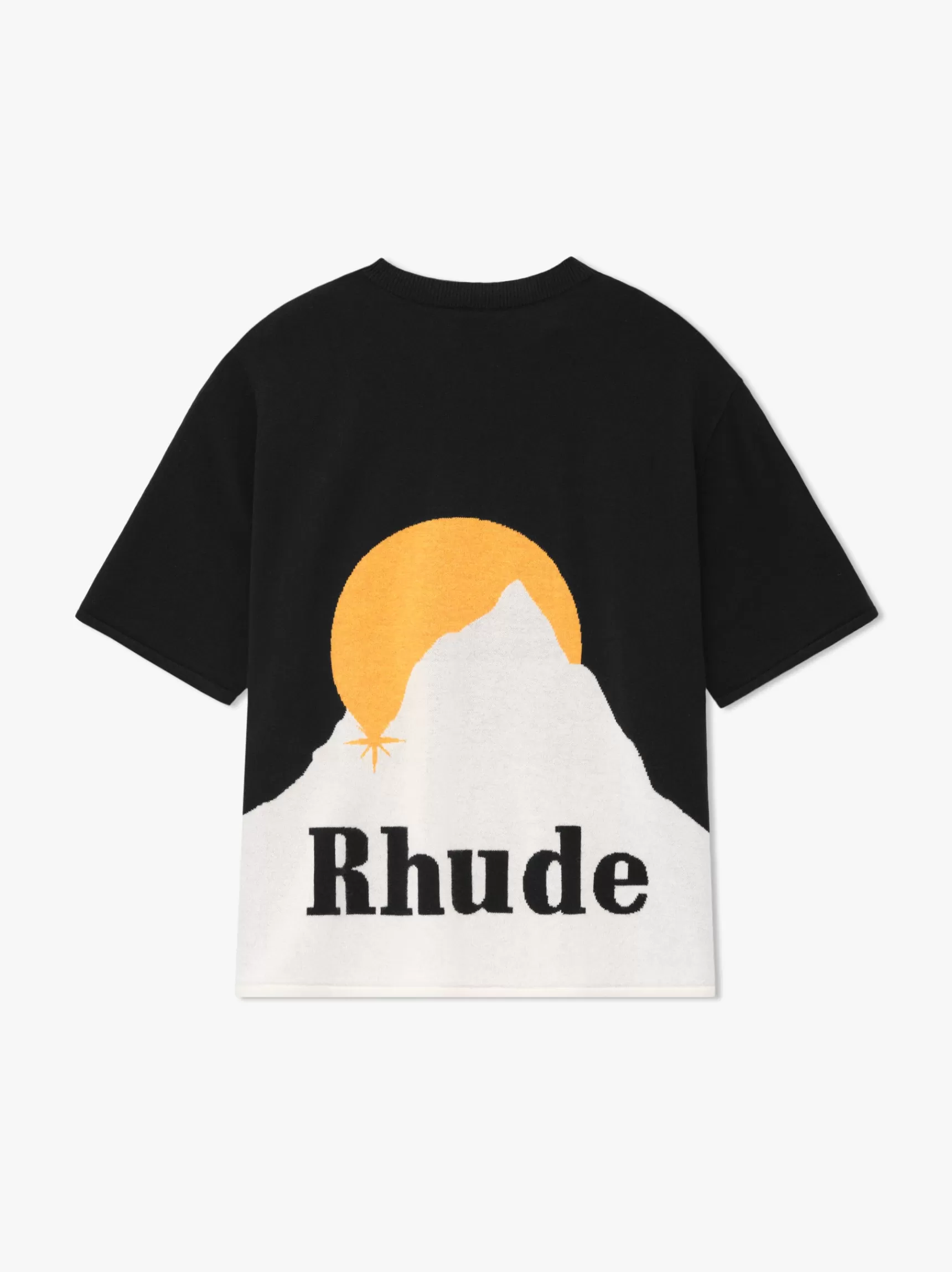 R H U D E Luxe Knitwear | Tees>MOONLIGHT KNIT TEE