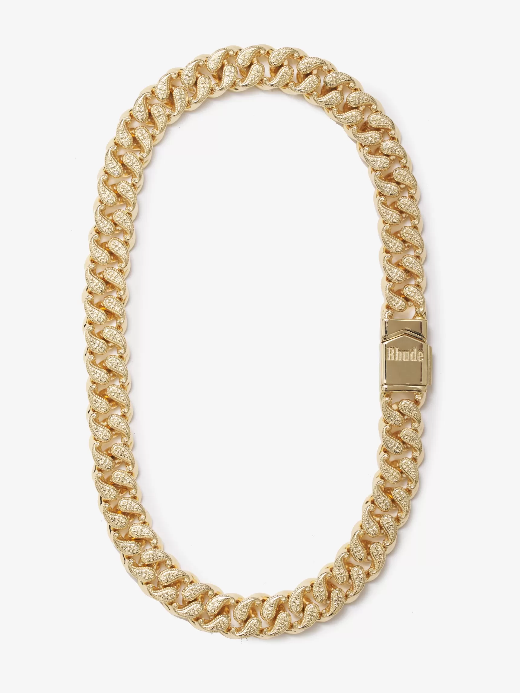 R H U D E Jewelry>PAISLEY CUBAN LINK NECKLACE