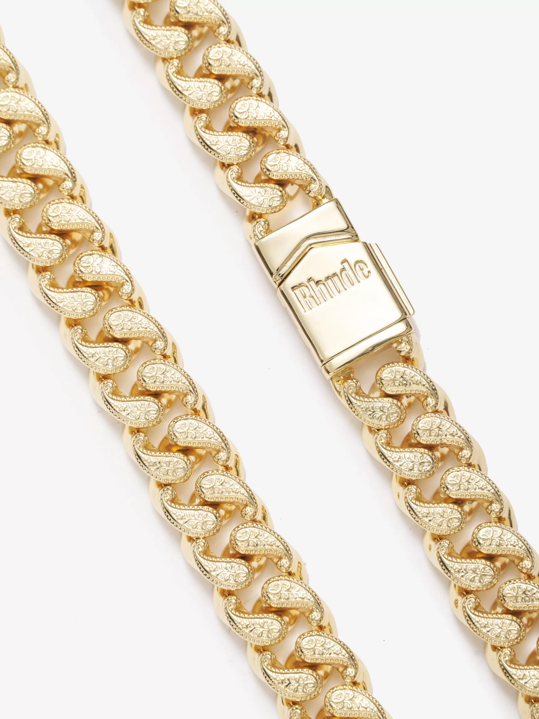 R H U D E Jewelry>PAISLEY CUBAN LINK NECKLACE