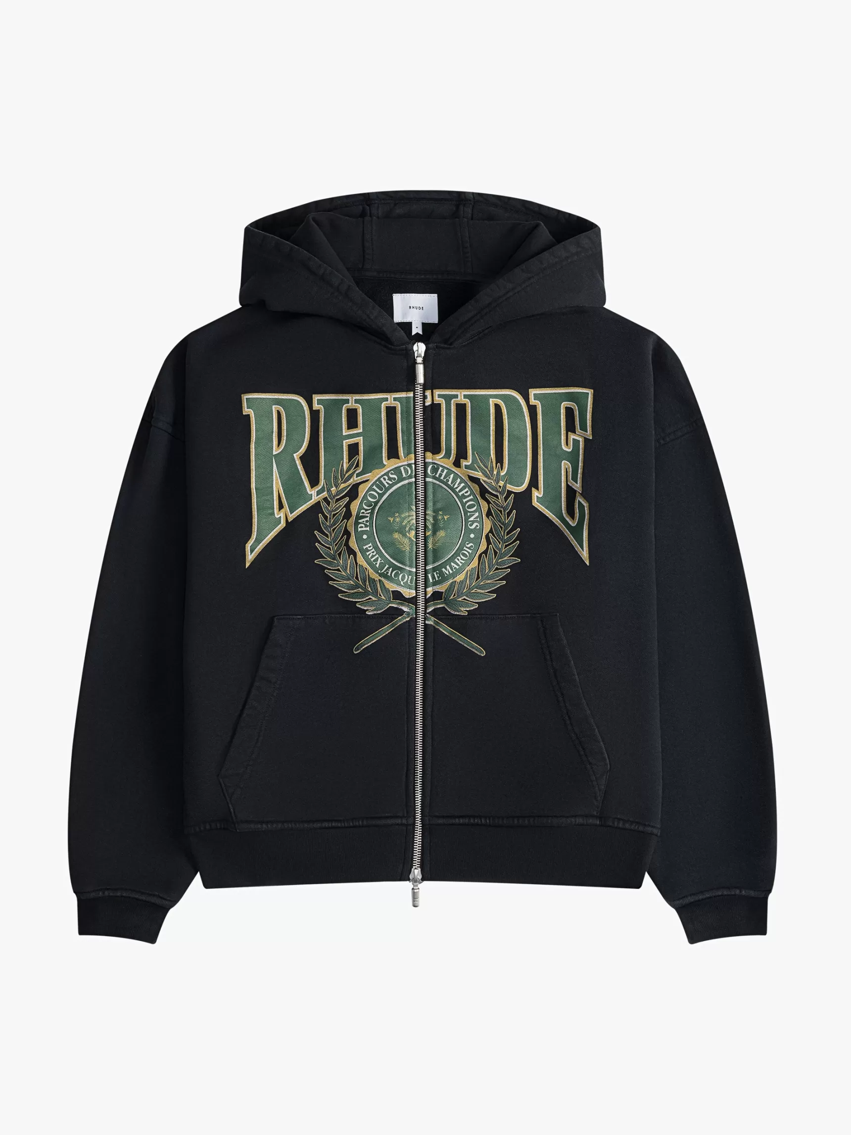 R H U D E Sweatshirts>PARCOURS DES CHAMPIONS FULL ZIP HOODIE