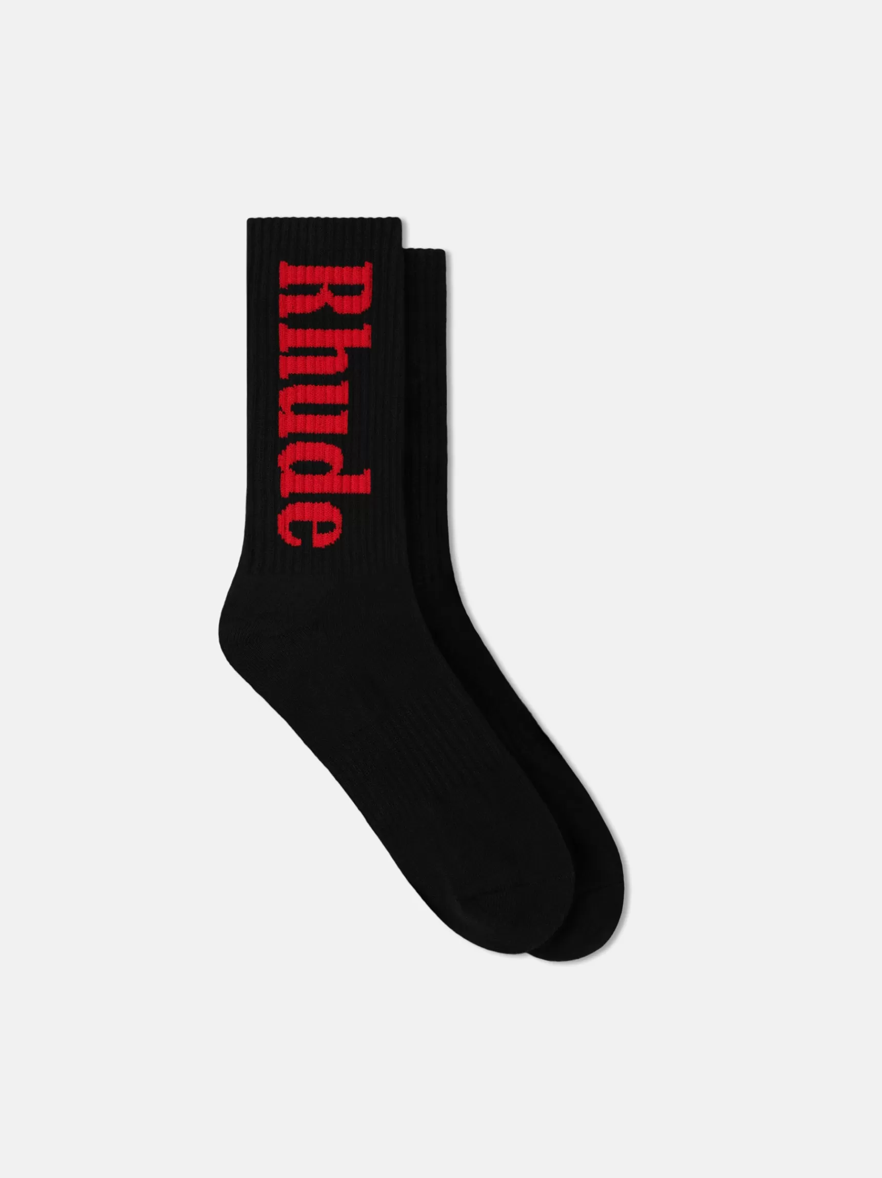 R H U D E Socks>RH VERTICAL LOGO SOCKS