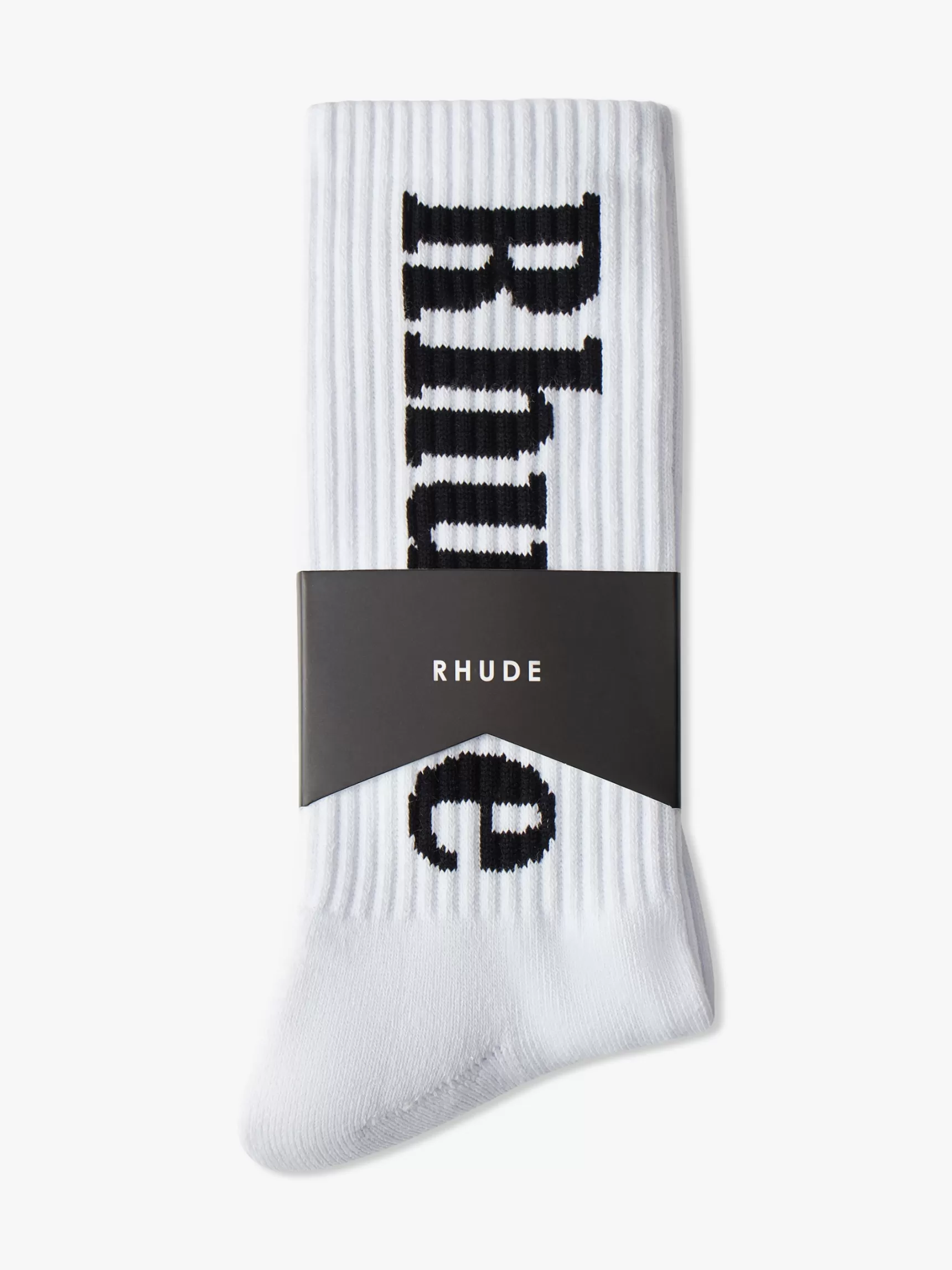 R H U D E Socks>RH VERTICAL LOGO SOCKS