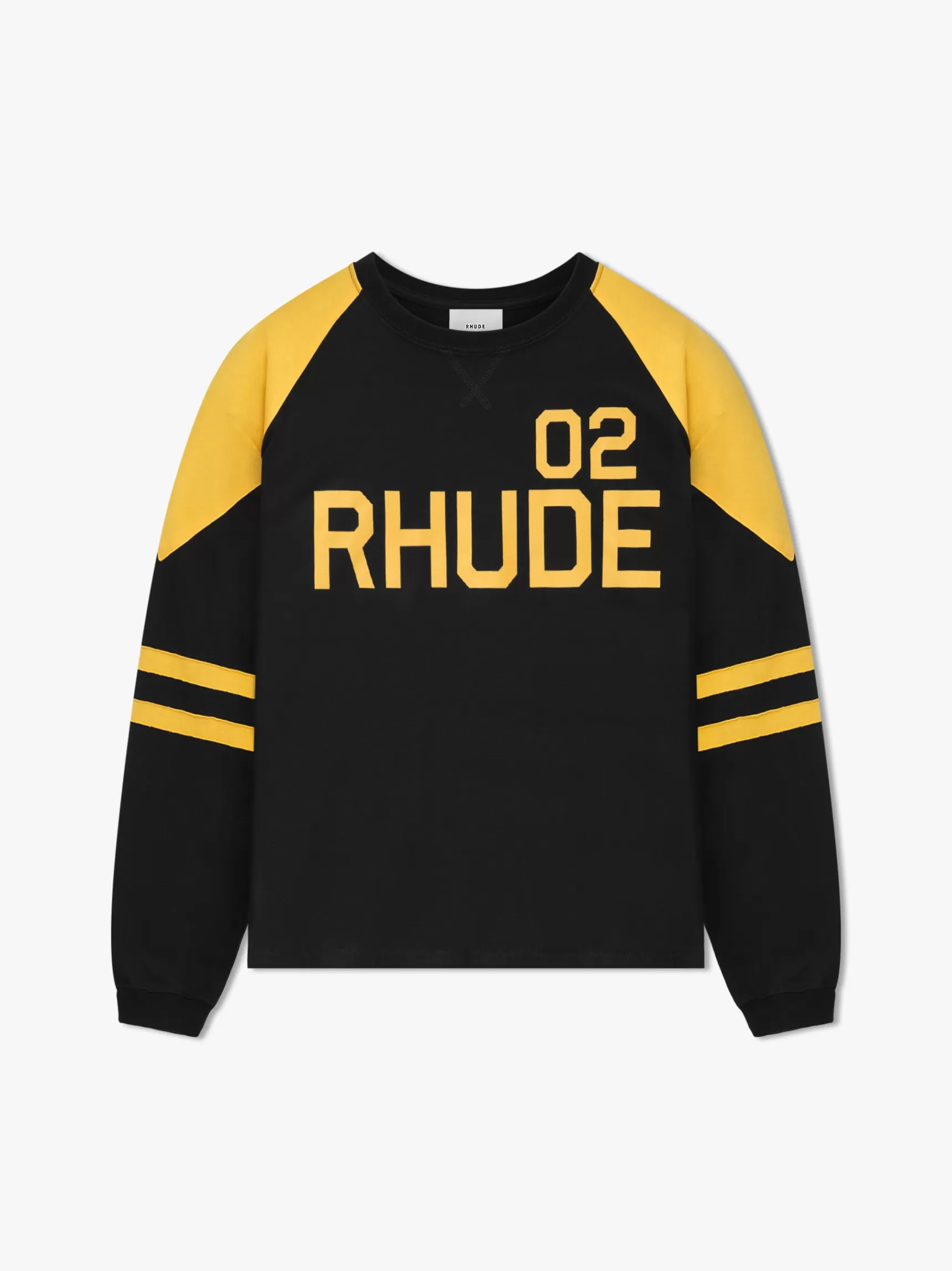 R H U D E Tees>RHUDE 02 STRIPE LS TEE