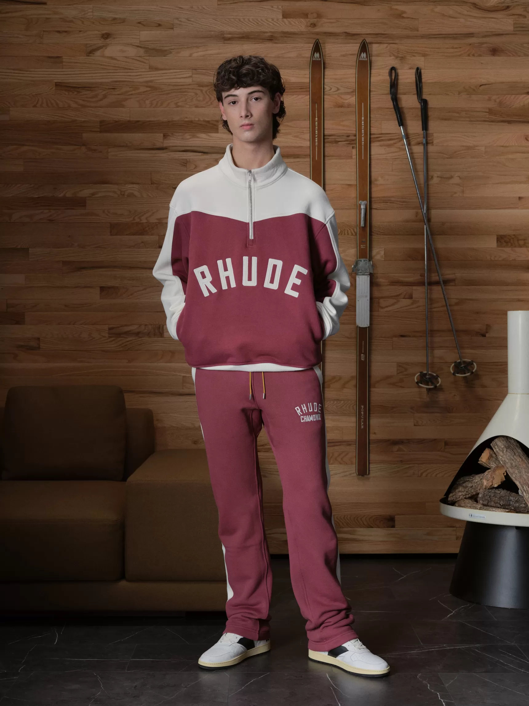 R H U D E Pants>RHUDE CHAMONIX SWEATPANT