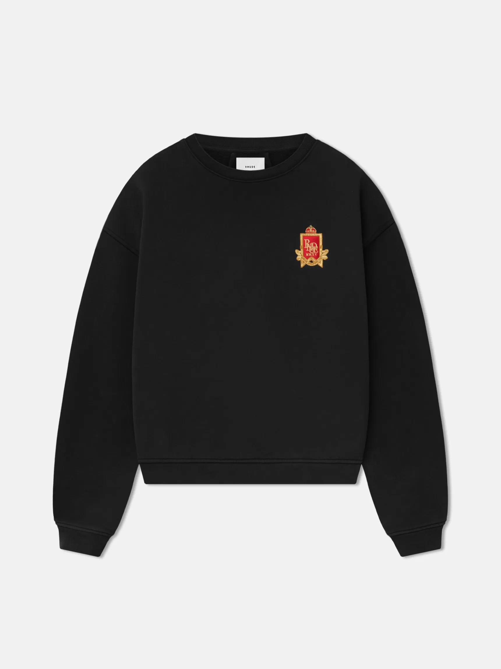 R H U D E Sweatshirts>RHUDE CREST CREWNECK