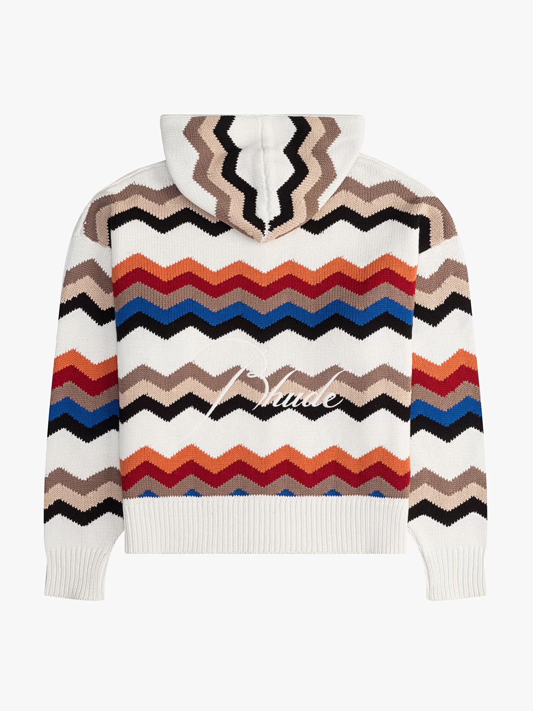 R H U D E Luxe Knitwear>RHUDE CYRIL KNIT ZIP-UP