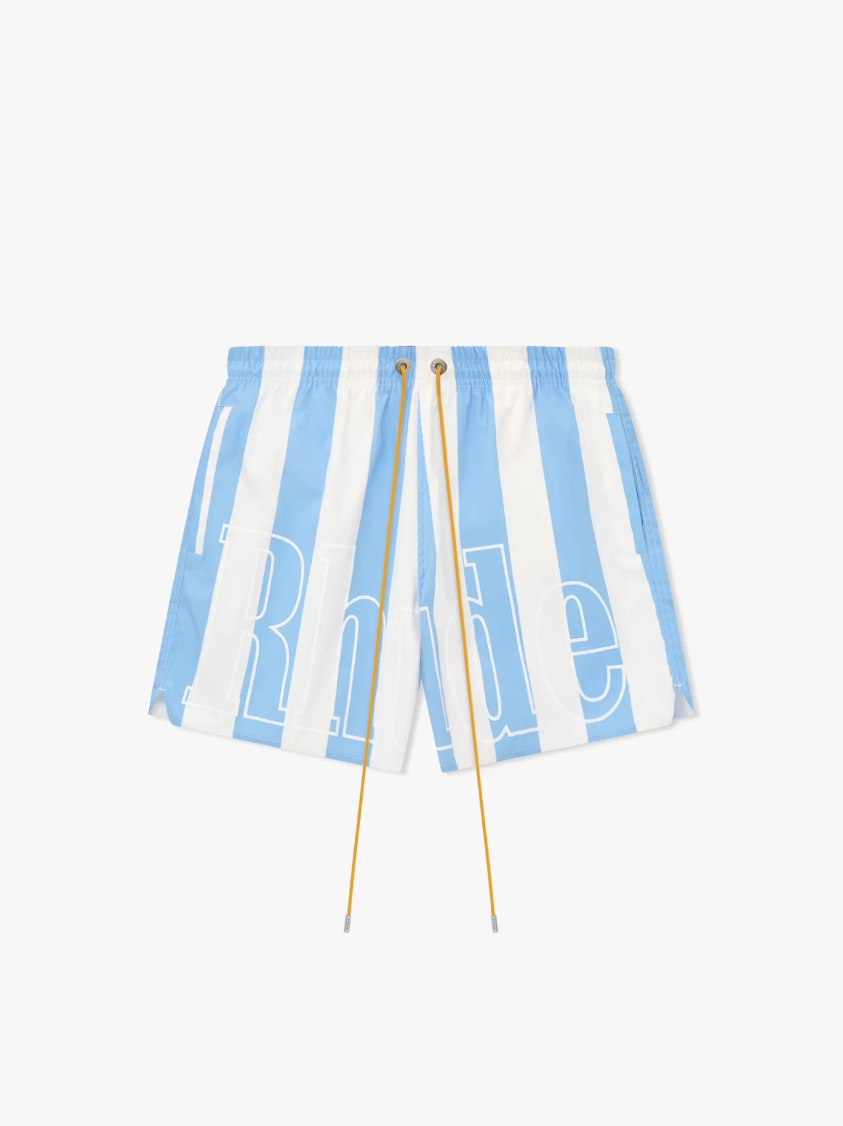 R H U D E Shorts>RHUDE LOGO STRIPED TRUNKS