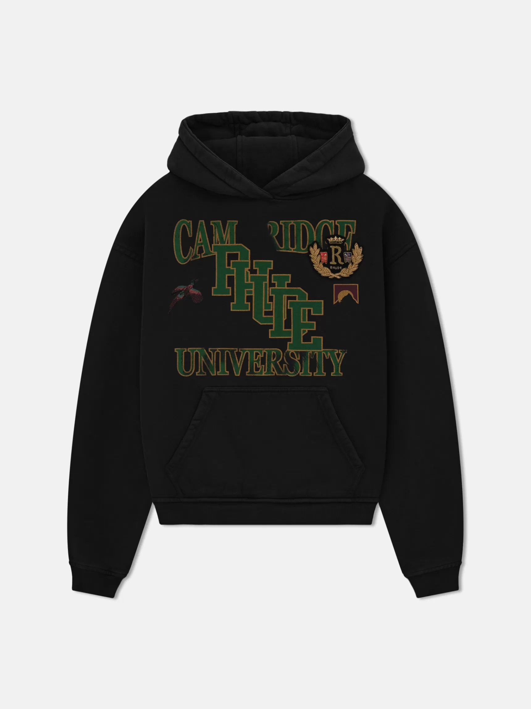 R H U D E Sweatshirts>RHUDE UNIVERSITY HOODIE