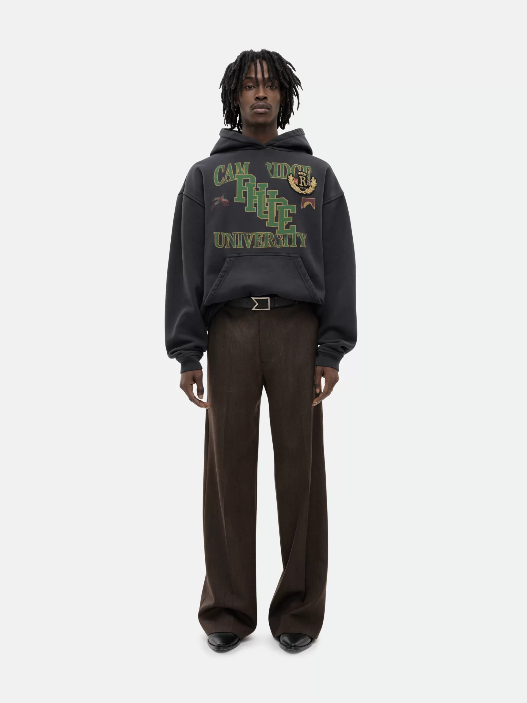 R H U D E Sweatshirts>RHUDE UNIVERSITY HOODIE