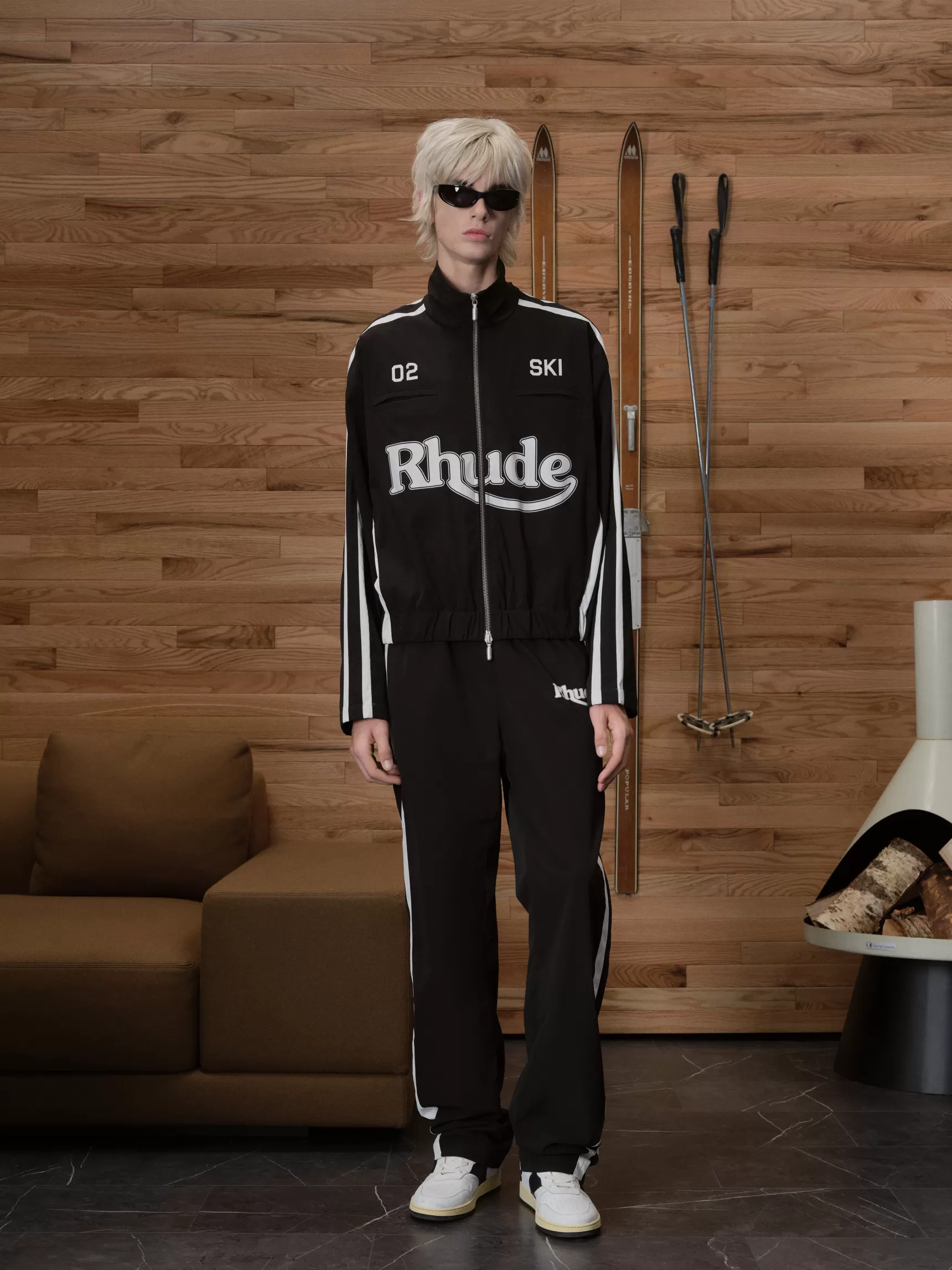 R H U D E Pants>SKI-TRACK PANTS