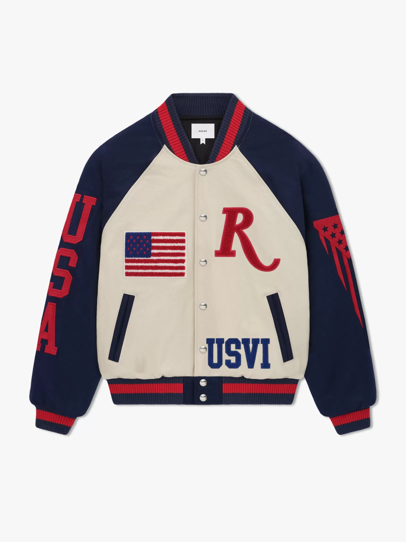 R H U D E Outerwear>ST. CROIX VARSITY