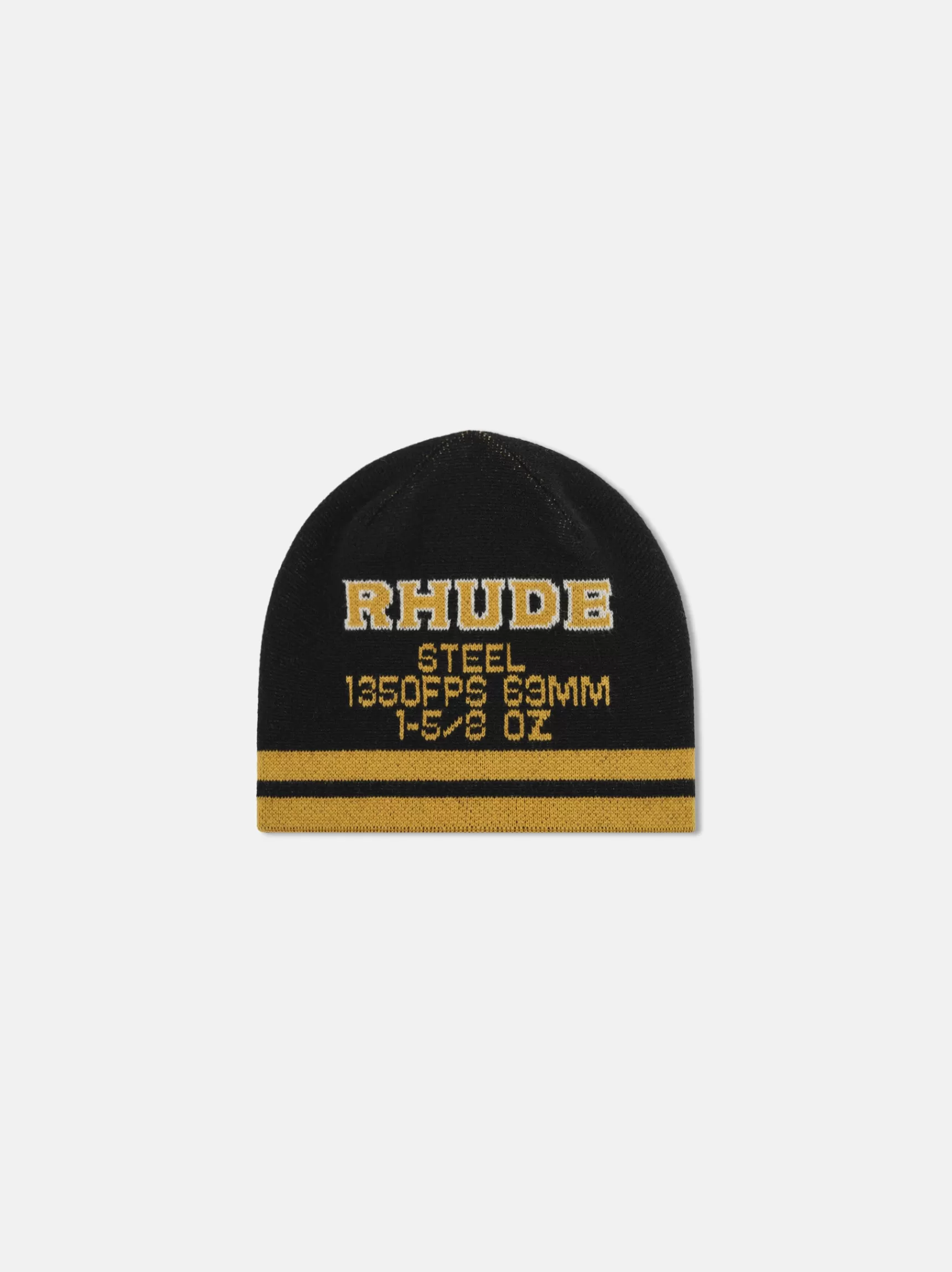 R H U D E Hats | Luxe Knitwear>STEEL BEANIE